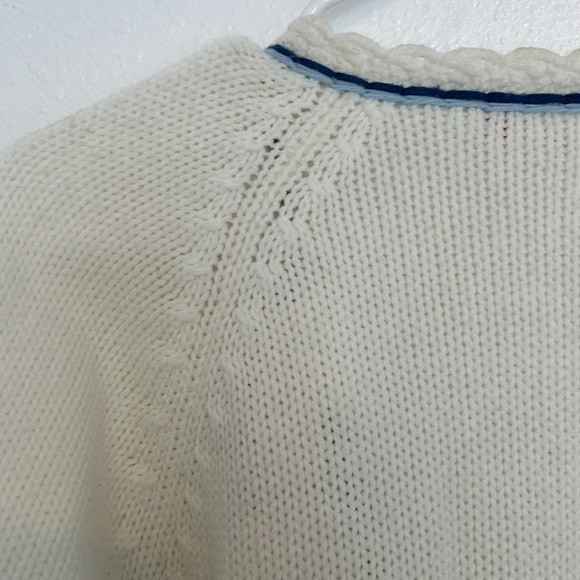 Vintage white sweater - Picture 6 of 7